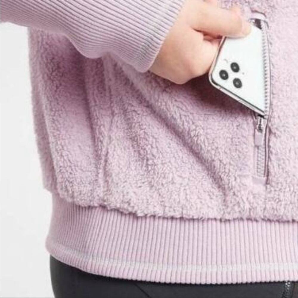 Athleta Tugga Sherpa Jacket - 3X - Shasta Purple - Picture 6 of 14